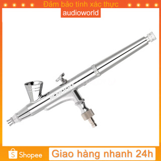 A&D KKmoon 0.25mm Gravity Feed Dual-action Airbrush Kit Set Air Brush Spray Gun for Makeup Painting Nail Art Tatt