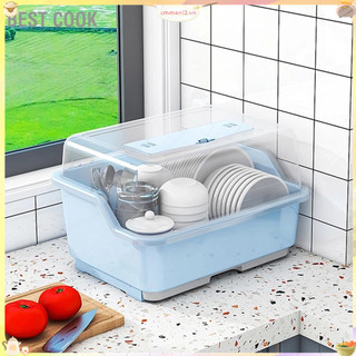Best cook hộp sấy bát đĩa nhà bếp giữ đồ dùng rửa lưu trữ giá hút có nắp đậy trong suốt