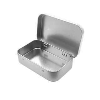 [CMinYP] Hộp Kim Loại Mini Mạ Thiếc Đựng Thuốc / Trang Sức / Mỹ Phẩm Trang Sức Đám Cưới Nhỏ Gọn Mới