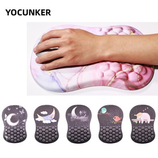 YOCUNKER Đệm Lót Chuột Bằng Cao Su Non 3D PU Lót Cổ Tay Chống Trượt Phù Hợp Với Mọi Miếng Đệm Chuột