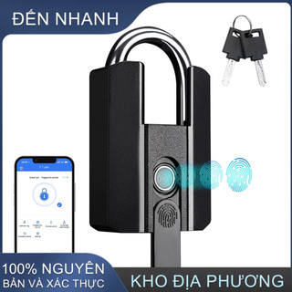 Ổ khóa vân tay aoresac thông minh chống thấm nước ip67 chống dấu vân tay kèm chìa khóa sạc usb tiện dụng