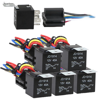 Rơ Le 5-pin Và Đuôi Cắm 12V 40A Chống Thấm Nước Cho Đuôi Xe