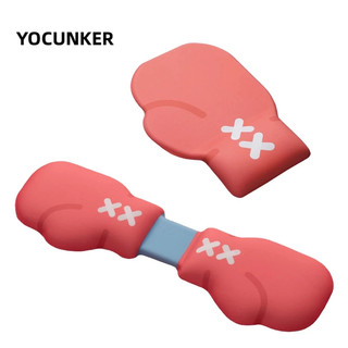 YOCUNKER Găng Tay Hài Hước Bảo Vệ Cổ Tay Chuột Pad Soft Silicone Công Thái Học Người Giữ Tay Chống Trượt Bộ Đệm Chuột Thoải Mái