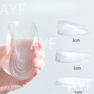 Miếng Lót Giày Tăng Chiều Cao Bằng Silicone Trong Suốt Dành Cho Unisex Hzfws2542