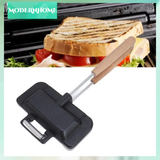 ModernHome Sandwich Double Sided Skillet Baking Pan Bánh mì uốn kín Chảo nướng