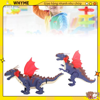 Đồ chơi Khủng long chạy pin Đồ chơi xây dựng khủng long điện ABS giáo dục cho trẻ mới biết đi WHYME