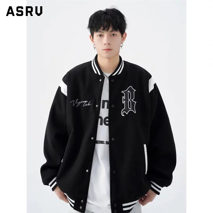 Hàng Mới Về ASRV Áo Khoác Ngoài Dáng Rộng Phong Cách retro Đơn Giản Hợp Xu Hướng Thời Trang Xuân Thu Mới Cho Nam