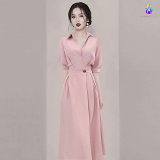  Đầm Sơ Mi Ôm Eo Phong Cách Hepburn Thời Trang Mùa Hè Pháp Hàng Mới 2023 Dành Cho Bạn Nữ