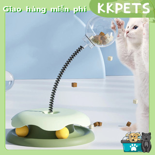 Đồ chơi tương tác thú cưng, tháp thú cưng theo dõi trí tuệ, đồ chơi lật đật ăn hạt tự động cho chó - đồ chơi thú cưng kkpets