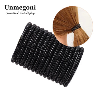 Unmegoni 20 Dây Buộc Tóc Lò Xo Siêu Mỏng Cho Nữ