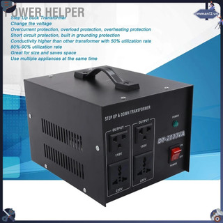 Power Helper Bộ biến điện áp Boost Step Up Buck chuyển đổi nguồn 2000W Đầu vào AC có thể điều chỉnh