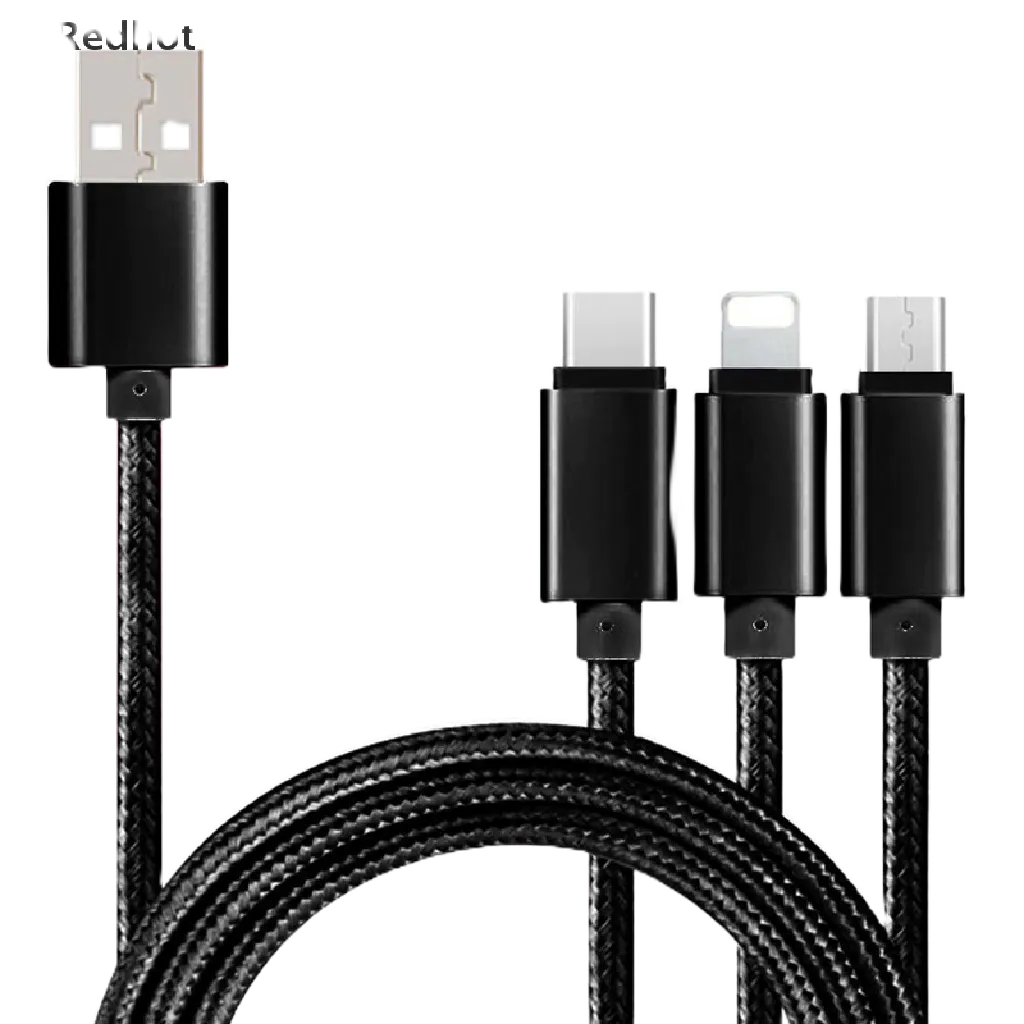 Cáp sạc Micro USB Type-C đa chức năng 3 trong 1 cho Android