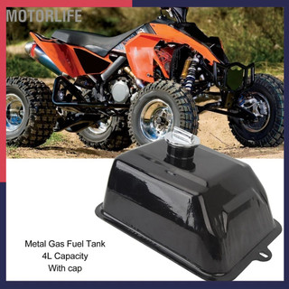 Motorlife Bình nhiên liệu khí kim loại ATV 4L có nắp cho xe đạp địa hình 125cc 150cc 200cc 250cc