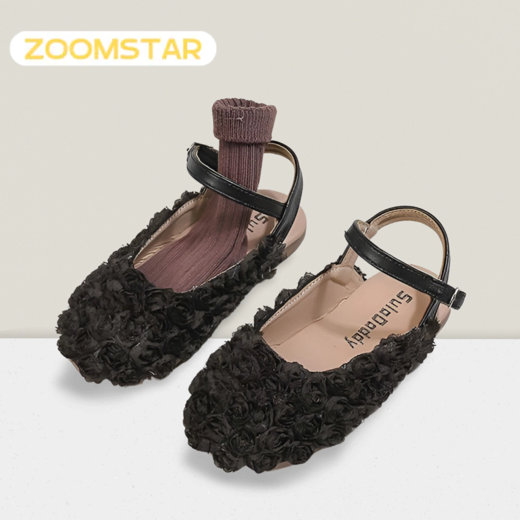 Dép cho bé gái ZOOMSTAR sandal bé gái chống trượt thoải mái dép đi học dép khủng long thích hợp cho bé trai và bé gái 2024 NEW CPX24104EK 2Z240110