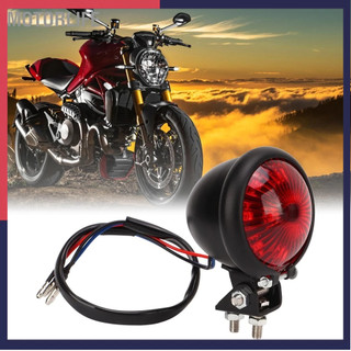Motorlife xe máy đèn led tròn retro hậu phanh chạy đa năng cho 12v