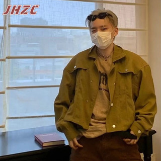 Jhzc áo khoác tay dài dáng rộng đa năng thời trang xuân thu cho nam