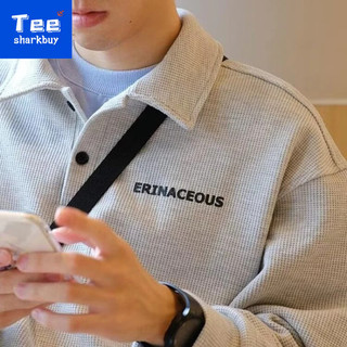 Áo Sweater Cổ Polo Dáng Rộng Phong Cách Retro Mỹ Dễ Phối Đồ Thời Trang Mùa Xuân Cho Nam