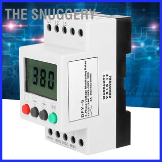 The Snuggery Màn hình LCD DFY-5 Dưới Bộ bảo vệ trình tự pha quá điện áp Rơle giám sát 3