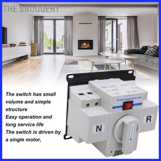 The Snuggery Công tắc chuyển nguồn tự động kép 2P cho ngành công nghiệp gia đình 230V 63A