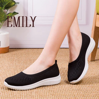 Emily Giày Thể Thao Cổ Thấp Thoáng Khí Thời Trang Cho Nữ