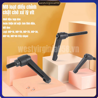 Có thể bán buôn M8 16-60mm Clamping Lever Machinery Adjustable Handle Locking External Male Thread Knob Westvirginia058 Hàng giao ngay