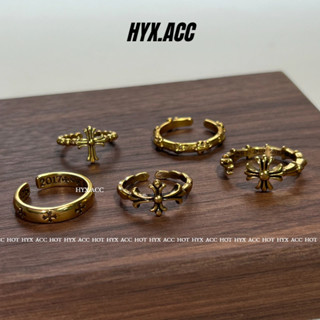 Nhẫn Unisex Nhẫn Vàng Cổ Điển Nhẫn Chữ Thập Nhẫn Có Thể Điều Chỉnh