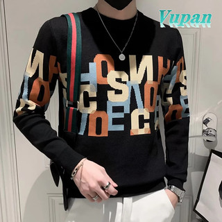 Áo len nam dệt kim cỡ lớn cổ tròn Vupan