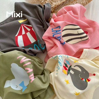 Áo thun ngắn tay hoạt hình bé trai bé gái hoạt hình