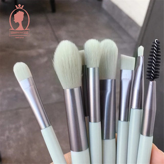 PP 4color 8pcs/Set Cọ Trang Điểm mini Màu Sắc macaron