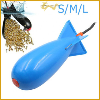 Carp Fishing Rocket Feeder Spod Bomb Float Lure Bait Holder Pellet Rocket Feeder