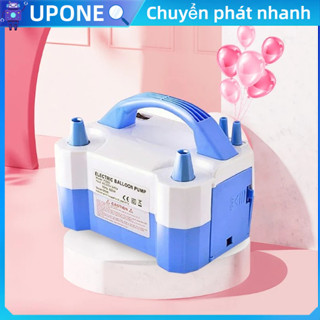 [Trọng Kho] Máy bơm bong bóng bằng điện-Máy bơm bóng bay điện thổi khí kép cầm tay tiết kiệm thời gian để trang trí bữa tiệc màu xanh UPONE
