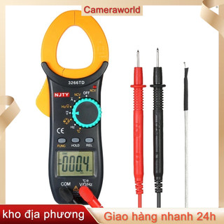 Đồng hồ kẹp kỹ thuật số njty 4000 đếm đồng hồ vạn năng phạm vi tự động với ncv kiểm tra điện áp ac / dc dòng điện ac di động đồng hồ vạn năng cầm tay lcd diaplay điện trở đo điện dung tần số