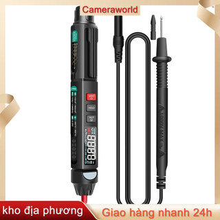 Aneng A3008 Đồng hồ vạn năng bút 6000 Đếm Máy đo vạn năng kỹ thuật số với màn hình LCD Đèn nền Đèn pin NCV Tự động tắt cho điện áp Điện trở điện dung Diode liên tục