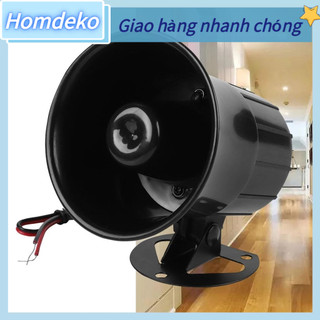 Còi hú báo động dùng điện Loa Hệ thống chống trộm cho an ninh ngoài trời 115dB DC 12V Homdeko LH