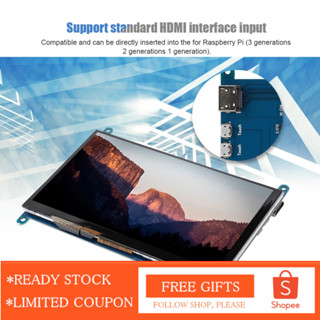 (Ready Stock) Màn hình cảm ứng LCD HDMI 7 inch 1024x600 tiện lợi dành cho Raspberry Pi