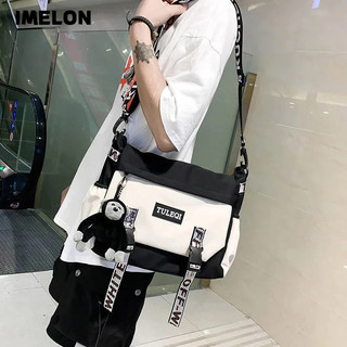 Túi đeo chéo một bên vai IMELON sức chứa lớn phong cách Nhật Bản thời trang cho nam