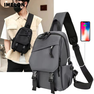 IMELON Túi Đeo Chéo Ngực Siêu Nhẹ Đơn Giản Thời Trang Công Sở Cho Nam
