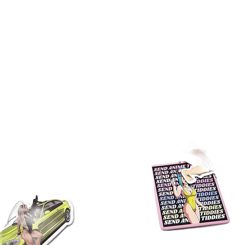 SHGMYD > Máy làm mát không khí ô tô Trang trí gương chiếu hậu Mặt dây chuyền trang trí Anime Girls S