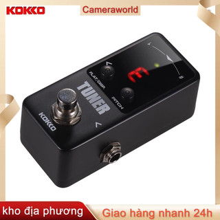 Kokko ftn2 mini chromatic guitar tuner bàn đạp có màn hình led true bypass guitar hiệu ứng bàn đạp cho nhạc cụ phụ kiện