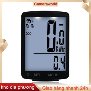 Màn hình LCD đa chức năng Máy tính xe đạp Xe đạp không dây Đồng hồ tốc độ chống mưa Đồng hồ đo tốc độ đi xe đạp 2,8 inch Chống nước