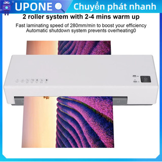[Trong Kho] Máy ép ảnh nhựa dẻo plastic A4-Máy ép plastic-có nút chống kẹt ABS-cho trường học văn phòng tại nhà UPONE