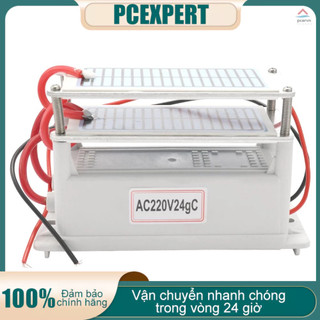 Máy phát ozone 24g bằng sứ hai mặt ozone tích hợp đĩa lọc không khí nhỏ gọn