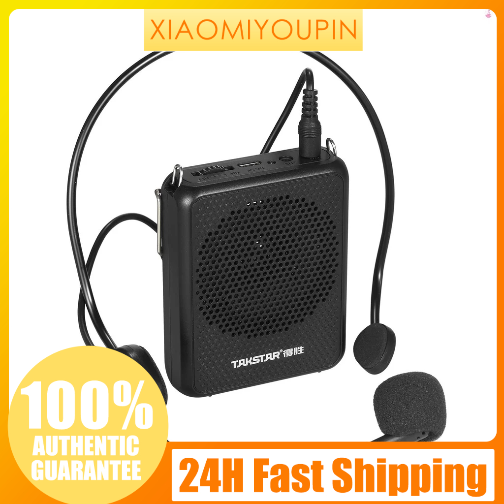 Takstar Bộ Khuếch Đại Âm Thanh e126a mini Di Động Có Thể Sạc Lại Kèm Micro Và Dây Đeo Hông Dùng Để Dạy Học