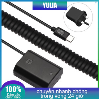 Andoer đầu nối pin loại c np-fz100 dc 20w cho alpha a7s iii a6600 a7 iii a7r iii a7r iv a9 a9 ii a9r a9stop 11