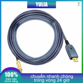 Dây cáp kết nối âm thanh cho đàn guitar cổng usb 6.35mm
