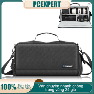 Puluz túi đựng máy ảnh pu5016b chống sốc sức chứa lớn có thể tháo rời cho dslr / slr / camera không gương