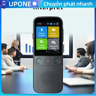 Máy phiên dịch-máy dịch ngôn ngữ thông minh- T10 PRO WiFi và ngoại tuyến 137 Trình thông minh thời gian thực cho du lịch UPONE