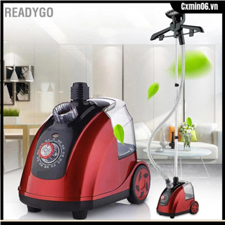 ReadyGo Có hàng sẵn Bàn Là Hơi Nước Đứng Cho Quần Áo 1800W Chuyên Nghiệp Điện Mạnh Mẽ Máy Ủi May Gia Đình Phích Cắm Châu Âu 220V Đỏ