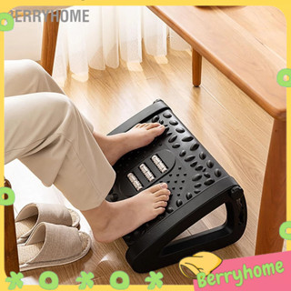 BerryHome Dưới Bàn Chân Ghế Đa Năng Công Thái Học Có Thể Điều Chỉnh Chiều Cao Con Lăn Massage Nhựa Chắc Chắn Bập bênh Dưỡng Phân Cho Văn Phòng Nhà Vệ Sinh