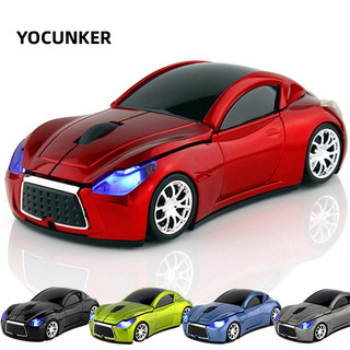 YOCUNKER Chuột Không Dây Ô Tô 2.4G USB Cắm Và Chạy Chuột Mini 1600 DPI Chuột Quang Điện Quà Tặng Trẻ Em Cho Máy Tính Laptop